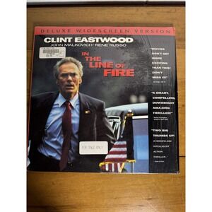 "In the Line of Fire" Deluxe Widescreen Edition Laserdisc LD - Clint Eastwood